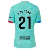 Conjunto (Camiseta+Pantalón Corto) FC Barcelona Frenkie de Jong 21 Tercera Equipación 23-24 - Niño